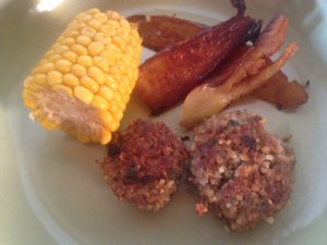 Bulgar Tatsoi mince Patties