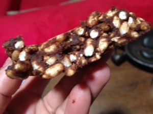 Cocoa and date crispy treats!